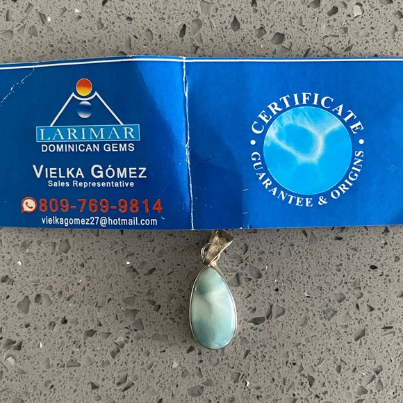 Larimar pendant - Picture 6 of 6